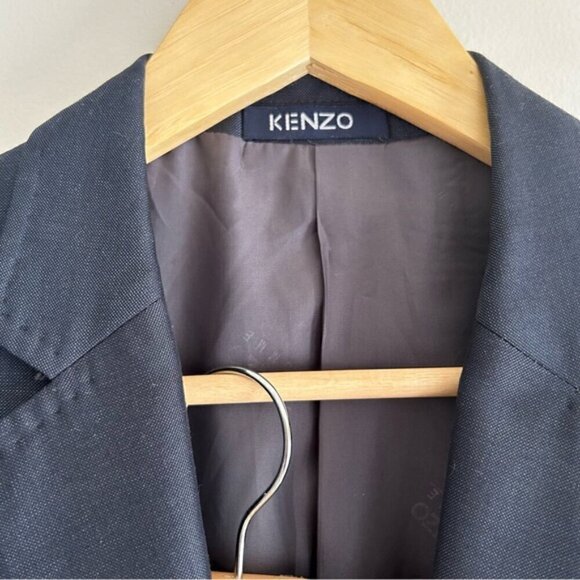 Vintage Kenzo Navy Two Piece Suit sz 34 - Picture 5 of 16